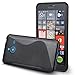 Lumia 640 XL Case, SPARIN® Ultra Slim and Lightweight Scratch Resistant Smart Case for Nokia Lumia 640 XL - Black