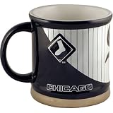 Chicago White Sox 15 Ounce Sculpted Pinstripe Coffee Mug