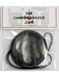 Deluxe 67mm Camera Lens Cap Center Pinch String Leash Holder Strap