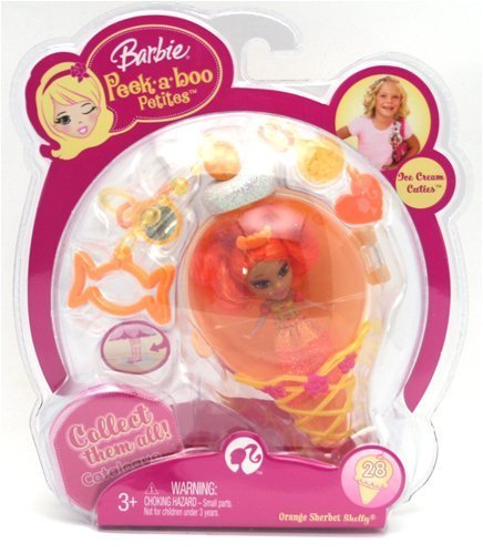 Barbie Peekaboo Petites Ice Cream Cuties Collection #28 Orange Sherbet Shelly 510eGAudKlL Barbie Peekaboo Petites Ice Cream Cuties Collection #28 Orange Sherbet Shelly