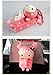 Urparcel Cute Soft Pink Plush Master Rabbit Tissue Box Cover Car Accessories Home Decor