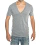 American Apparel Tri-Blend Short Sleeve Deep V-Neck