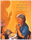 Elderly Woman Prays For Jesus Blessing – Inspirational Posters – 16 x 20