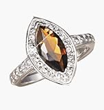 Avon Chocolate Diamond Colored Marquise Ring Size 9