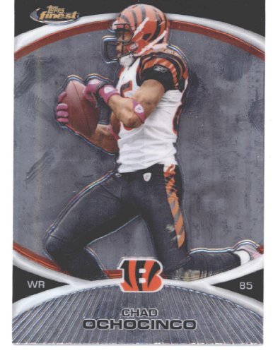 2010 Topps Finest Football Card #80 Chad Ochocinco Cincinnati Bengals