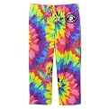 Toddlers Grandma Pants Groovy Tie-Dye Pajama Pants - Pink/ Yellow