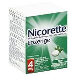 Nicorette Stop Smoking Aid, 4 mg, Lozenges, Mint 72 lozenges