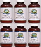 Naturessunshine Vitamin C Ascorbates Vital Nutrition Supplements 9 oz (Pack of 6)