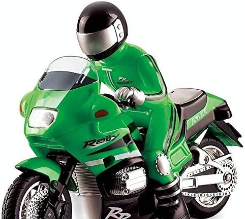 RC Speed Motorcycle Remote Control Motor Bike Racer for Kids with Rider Model Autocycle Scale RT@DGWMT01G