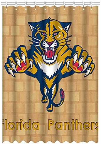 Yeap! Florida Panthers Window Curtain Polyester 52"x96" (1 piece)