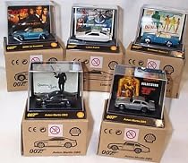 James bond 007 5 piece shell promotions set comes with 5 cars 1.64 scale diecast model
