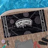 McArthur San Antonio Spurs 30'' x 60'' Black Beach Towel
