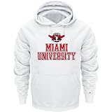 Miami, Ohio Redhawks White Champion Powerblend® Hood