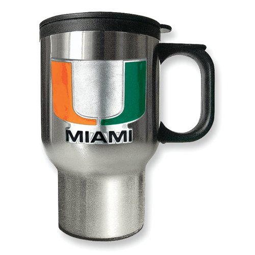 University of Miami 16oz Travel Mug
