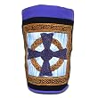 Celtic Cross 100% Pre-Shrunk Cotton Full Sized Backpack, Purple