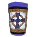 Celtic Cross 100% Pre-Shrunk Cotton Full Sized Backpack, Purple