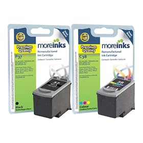 2 Compatible Black+Tri-Colour Printer Ink Cartridges for Canon Pixma iP1900
