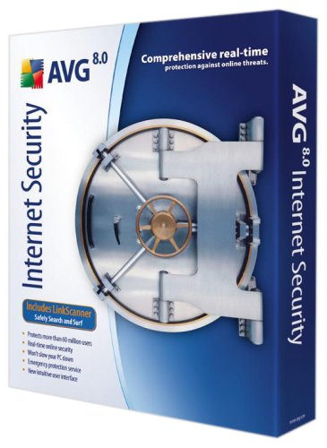 AVG Internet Security 8.0, 3 User Edition, 2 Years Subscription (PC)