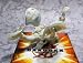 Bakugan Gungdalian Invaders Pearl White Dharak with Aquos Attributes 690g [Lo...