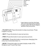 Mustek PF-A702B 7" Digital Photo Frame - Black