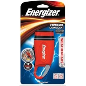  Energizer Weatheready 3LED Carabineer Crank Light