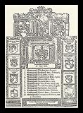 Conrad Schwindelauff (Court calendar of the city of W���rzburg) White Wood-Mounted Art Poster Print - 13
