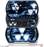 PSPgo Skin and Screen Protector Kit - Radioactive Blue fits Sony PSP go