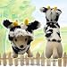 Costume for Dog - Cow - Outfit for Dog - Miniature Dachshund Small