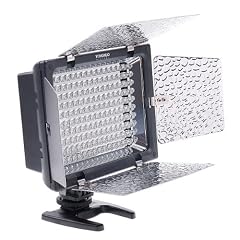 Profi Videolicht Videoleuchte Kameralicht m. 160 LED 1480 LUX f�r Camcorder & Kameras z.B. Canon EOS 40D, 50D, 60D, 400D, 450D, 500D, 550D, 1000D, 5D, Mark, II, 7D, Nikon D300, D300S, D3000, D3100, D3, D3x, D3S, D5000, D700, D7000, D90, Olympus E-5, E-450, E-600, E-620, Pentax K-7, K-x, K-5, K-r, Panasonic DMC-FZ150 FZ100 FZ50 u.v.a.