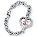 MLB Women's MH-BOS2 Heart Collection Boston Red Sox Watch