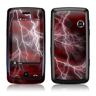 Apocalypse Red Design Protective Skin Decal Sticker Cover for LG Rumor Touch LN510 Cell Phone
