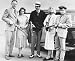 WARREN BEATTY AS CLYDE BARROW, FAYE DUNAWAY AS BONNIE PARKER, GENE HACKMAN AS BUCK BARROW, ESTELLE PARSONS AS BLANCHE, MICHAEL J POLLARD AS C.W. MOSS FROM BONNIE AND CLYDE #1 - BLACK & WHITE Movie Photo- LARGE wall POSTER Size Print - SIZE 25x20