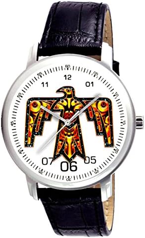 Native American Warbird Thunderbird Cool Symbolic Art Gents Wrist Watch