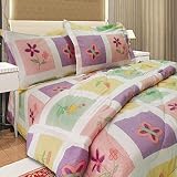 Ysela Home Fashions Butterfly Flowers Comforter