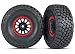 Traxxas 8474 Method Race Wheels with Bfgoodrich Baja Tires, Black