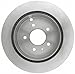 ACDelco Silver 18A2472A (19241849) Non-Coated Rear Disc Brake Rotor