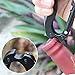 LSD Mountain Climbin Tool,stainless Steel EDC 5 in 1 Aluminum Climbing Carabiner Hook Gear Multi-functional Tool Buckle Rock Lock Keychain