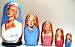 Marilyn Monroe Russian Nesting Doll Great American Music Singer Collection 5 Pcs / 6-7in #DSCI 44