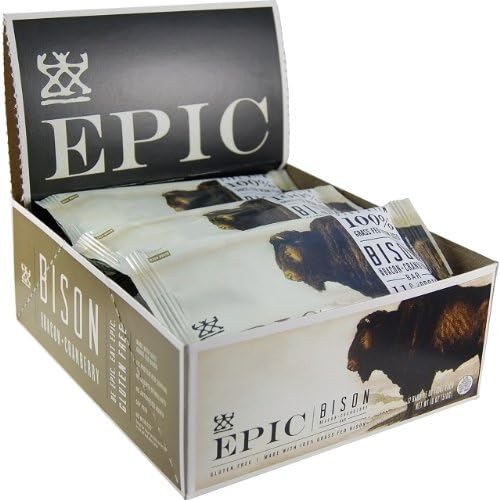 Bar Bison Bacon Cranberr 1.5 OZ (Pack of 12)