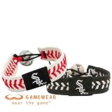 Chicago White Sox Classic Baseball Bracelet & Chicago White Sox Team Color Baseball Bracelet