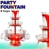 Illuminated Punch Bowl Cocktail Fountain