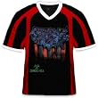 Zombie USA Mens Halloween Sports T-shirt, Zombie Nation Design Sport Shirt