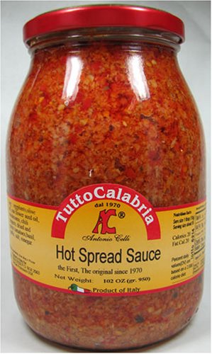 Tutto Calabria Hot Spread Sauce 950 Gr Jar