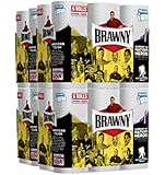 Brawny Paper Towels, 24 Regular Rolls, Pick-A-Size, White