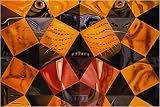 Cinquenta Tigre Real - Artist: Salvador Dali - Art Print Poster Size: 36.00 by 24.00 inches