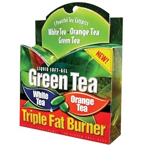 Applied Nutrition Maximum Strenth Green Tea Triple Fat Burner Liquid Soft-Gels 30 ea