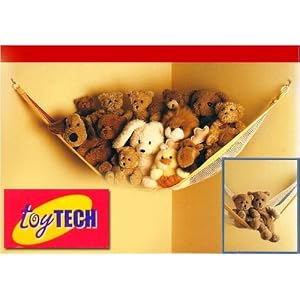 Click here to buy Teddy Hammock Toy Storage Net - White by ToyTech.
