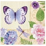 In The Garden Beverage Napkins (16 count)