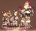 SC Sports New Orleans Saints Santa and Kids Lawn Figure