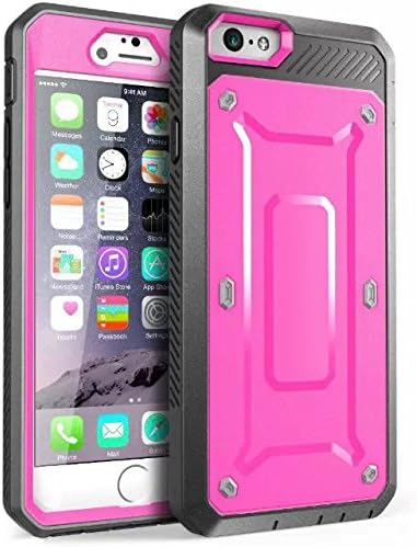 iPhone 6 Case,[Tesco Tech Support] Full-body Rugged Hybrid Protective Cover with Built-in Screen Protector Case for iphone6 (4.7inch-Purple)